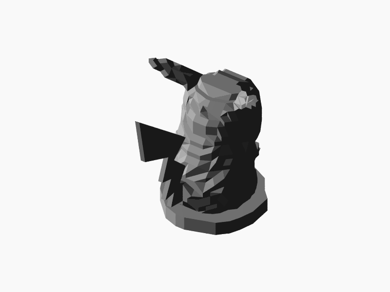“爱你”字样皮卡丘.stl